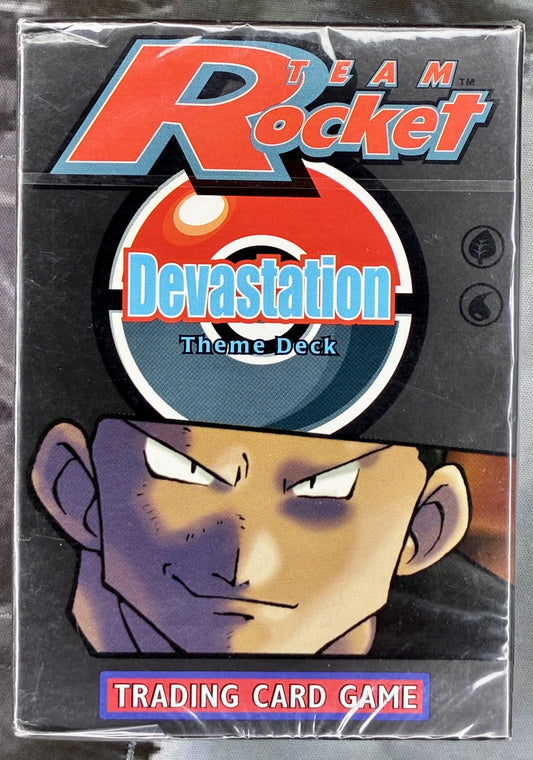 Pokemon Team Rocket Devastation Theme Deck sealed product