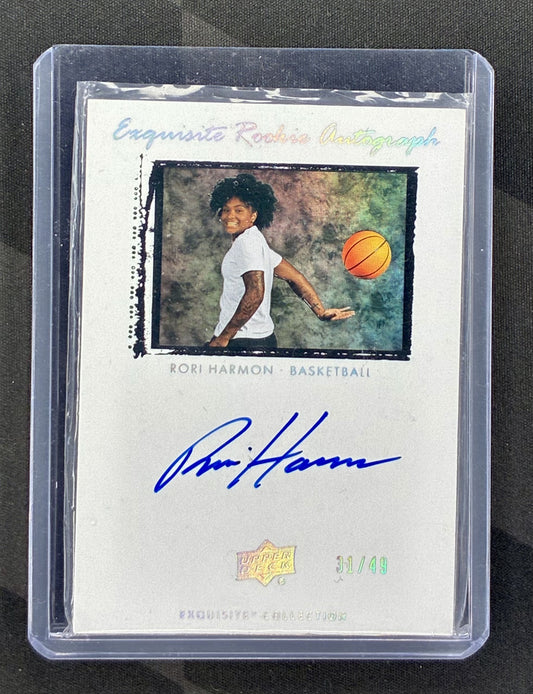 2025 UD Goodwin Champions Rori Harmon Exquisite On Card Auto 31/49