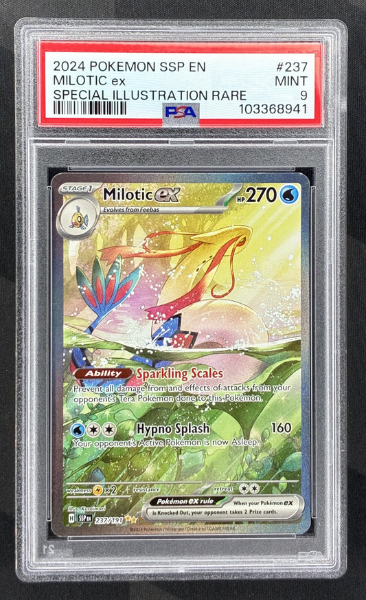 PSA 9 Milotic ex 237/191 Surging Sparks SIR Pokemon