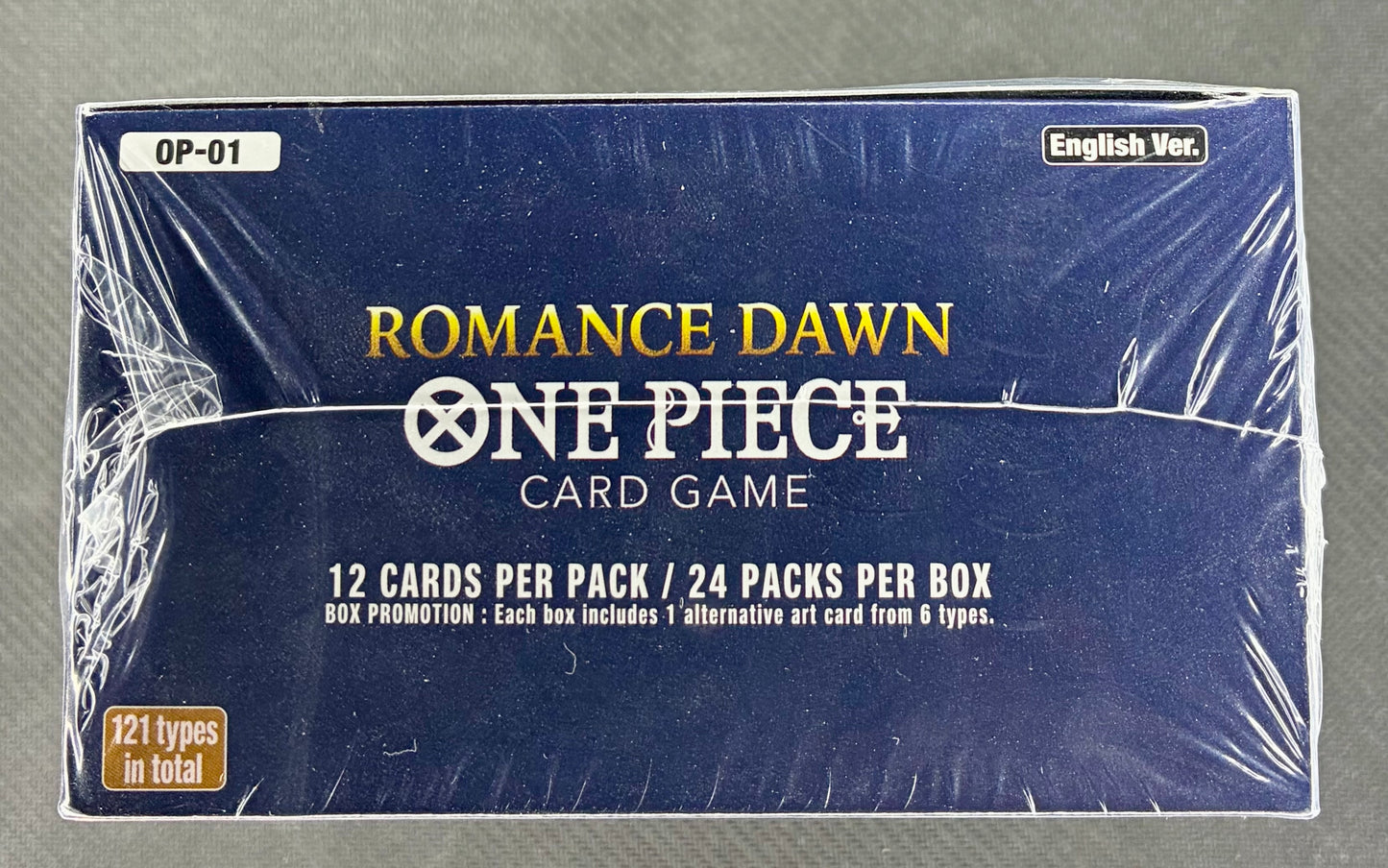 One Piece Romance Dawn OP-01 Booster Box Blue Bottom