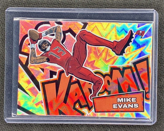 2025 Panini Absolute Kaboom Horizontal Mike Evans #12 Football Card