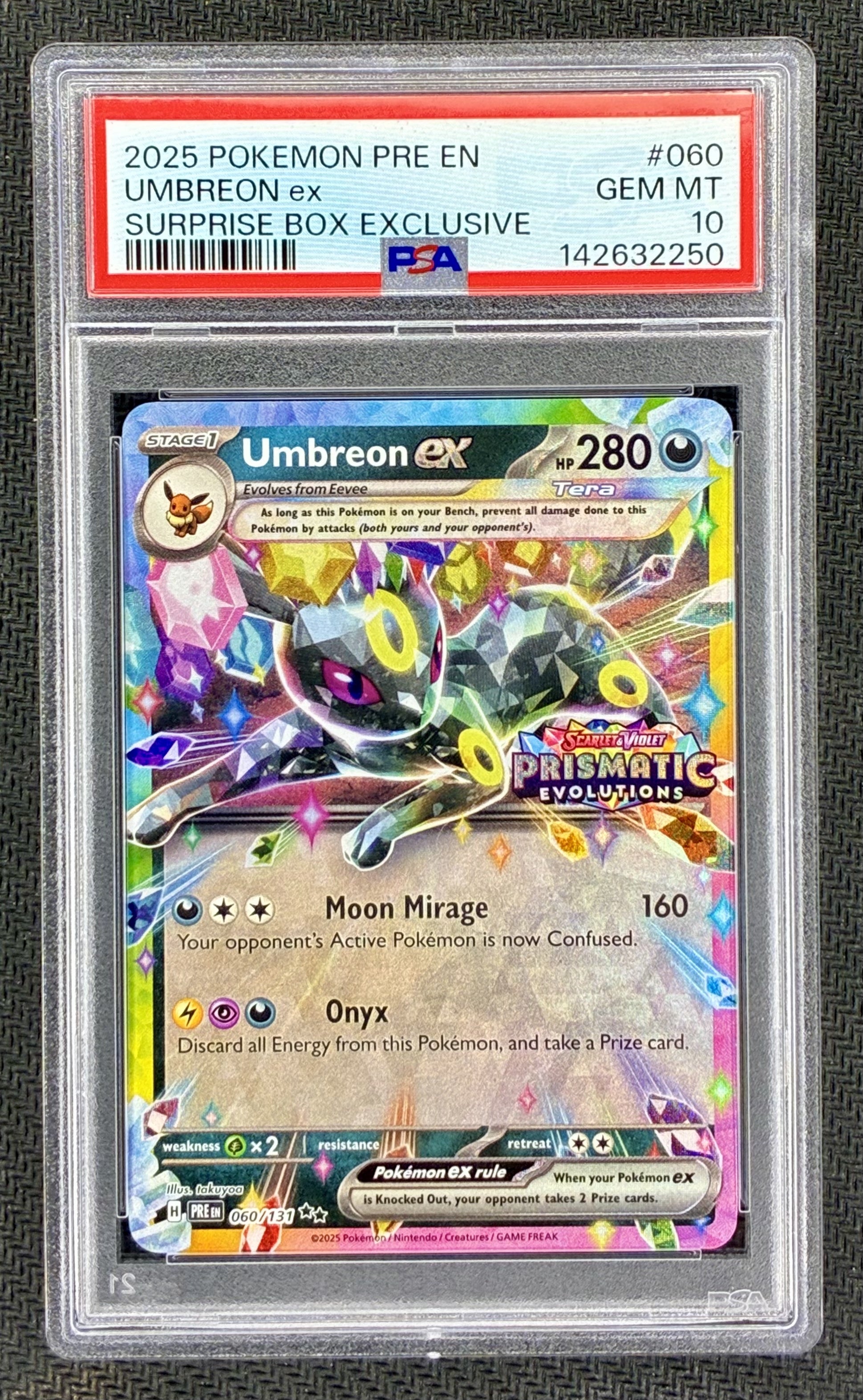 PSA 9 Eevee ex SVP174 Scarlet Violet Promo Pokemon Card