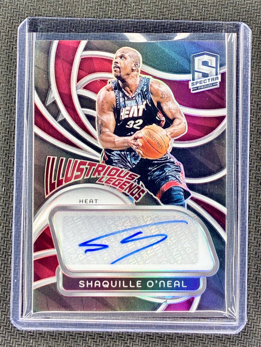 2023-24 Panini Spectra Shaquille ONeal Illustrious Legends Auto /35 Basketball Card