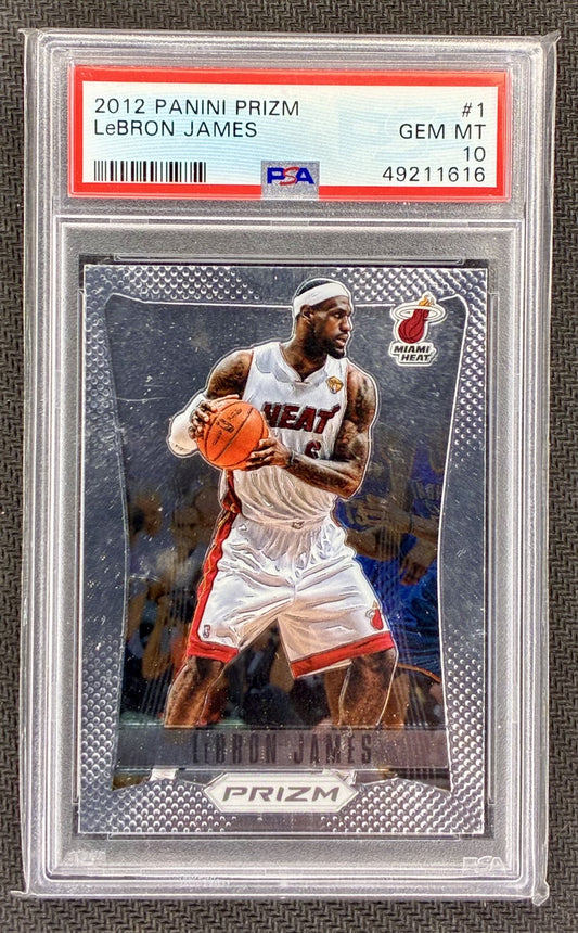 PSA 10 LeBron James 2012 Panini Prizm #1