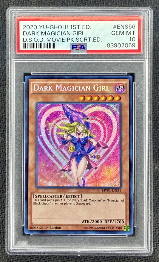 Yu-Gi-Oh! Dark Magician Girl 2020 Dark Side of Dimensions 1st Edition PSA 10 Card