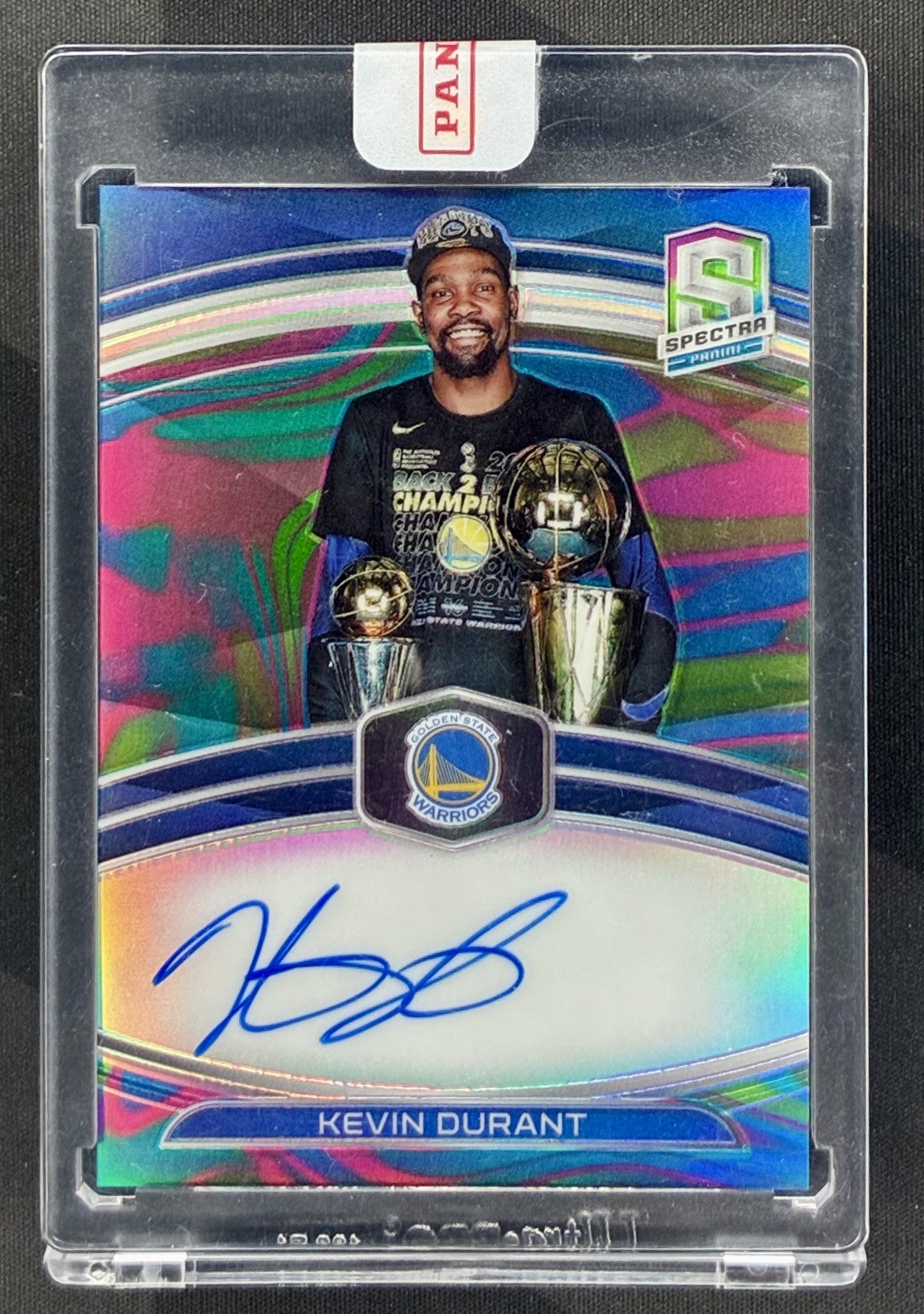Kevin Durant 2019-20 Panini Spectra Marble Prizm Autograph /5 Panini Sealed Basketball Card