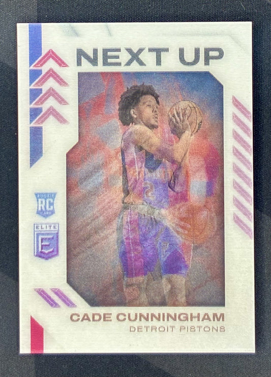 Cade Cunningham 2021-22 Donruss Elite Next Up Lenticular Rookie Case Hit SSP Basketball Card