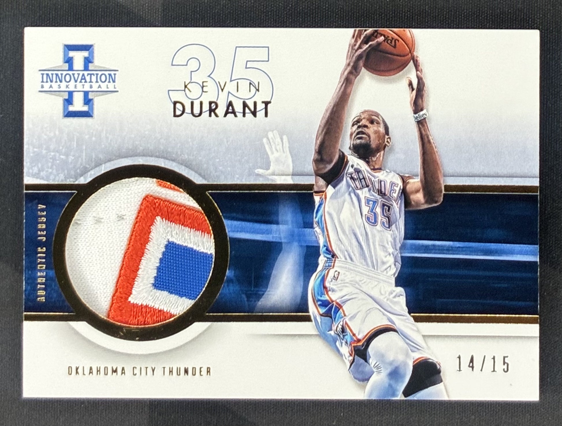 Kevin Durant 2012-13 Panini Innovation Prime Jersey #35 /15 Basketball Card