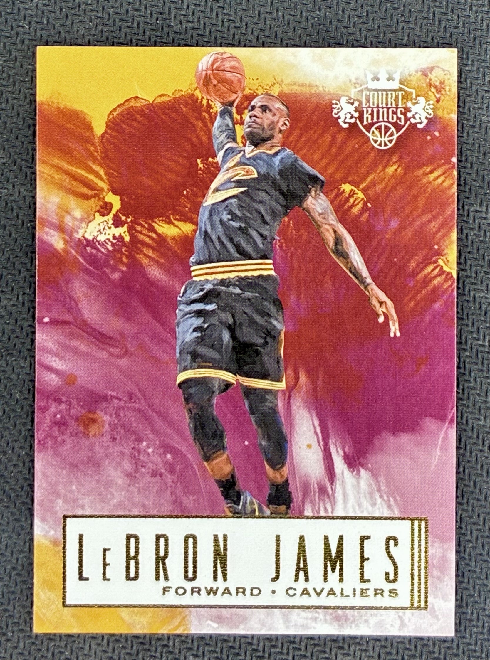 LeBron James 2016-17 Panini Court Kings #32 Basketball Card