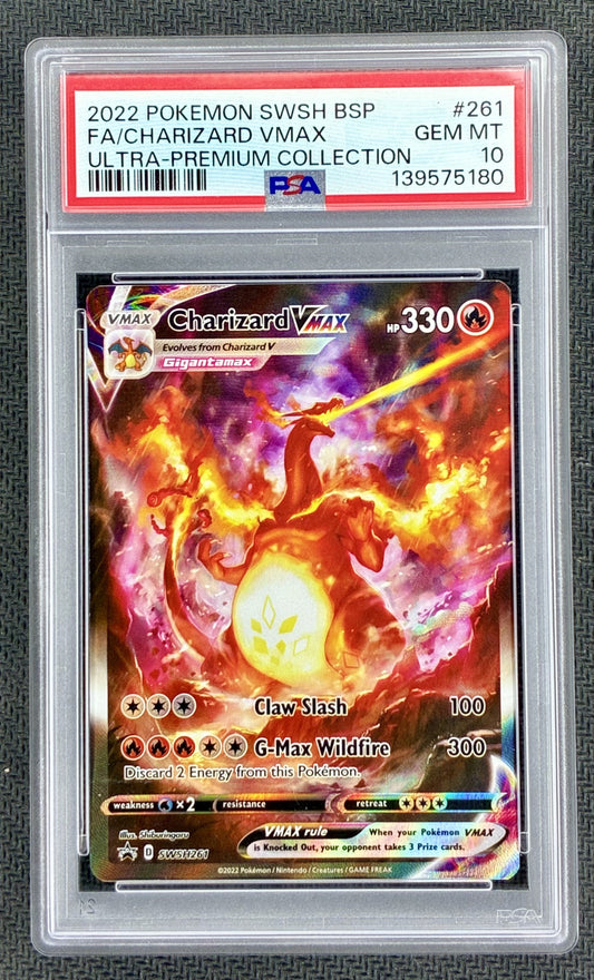 Pokemon Charizard VMAX SWSH261 Ultra Premium Collection PSA 10 GEM MINT Card