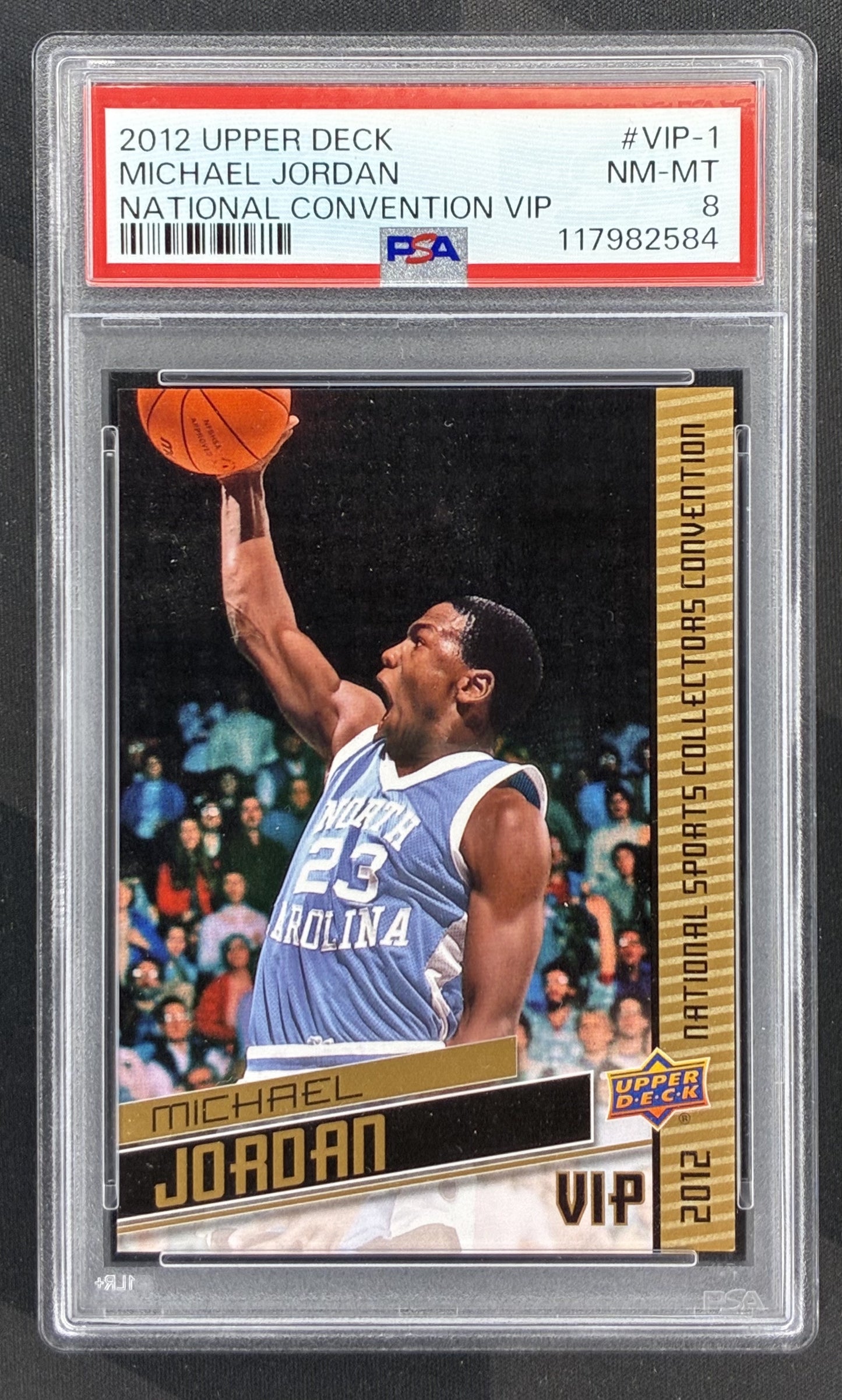 2012 Upper Deck National Convention VIP Michael Jordan #VIP-1 PSA 8 NM-MT