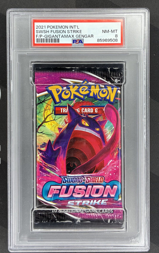 Pokémon Fusion Strike Mew Booster Pack English PSA 8 NM-MT