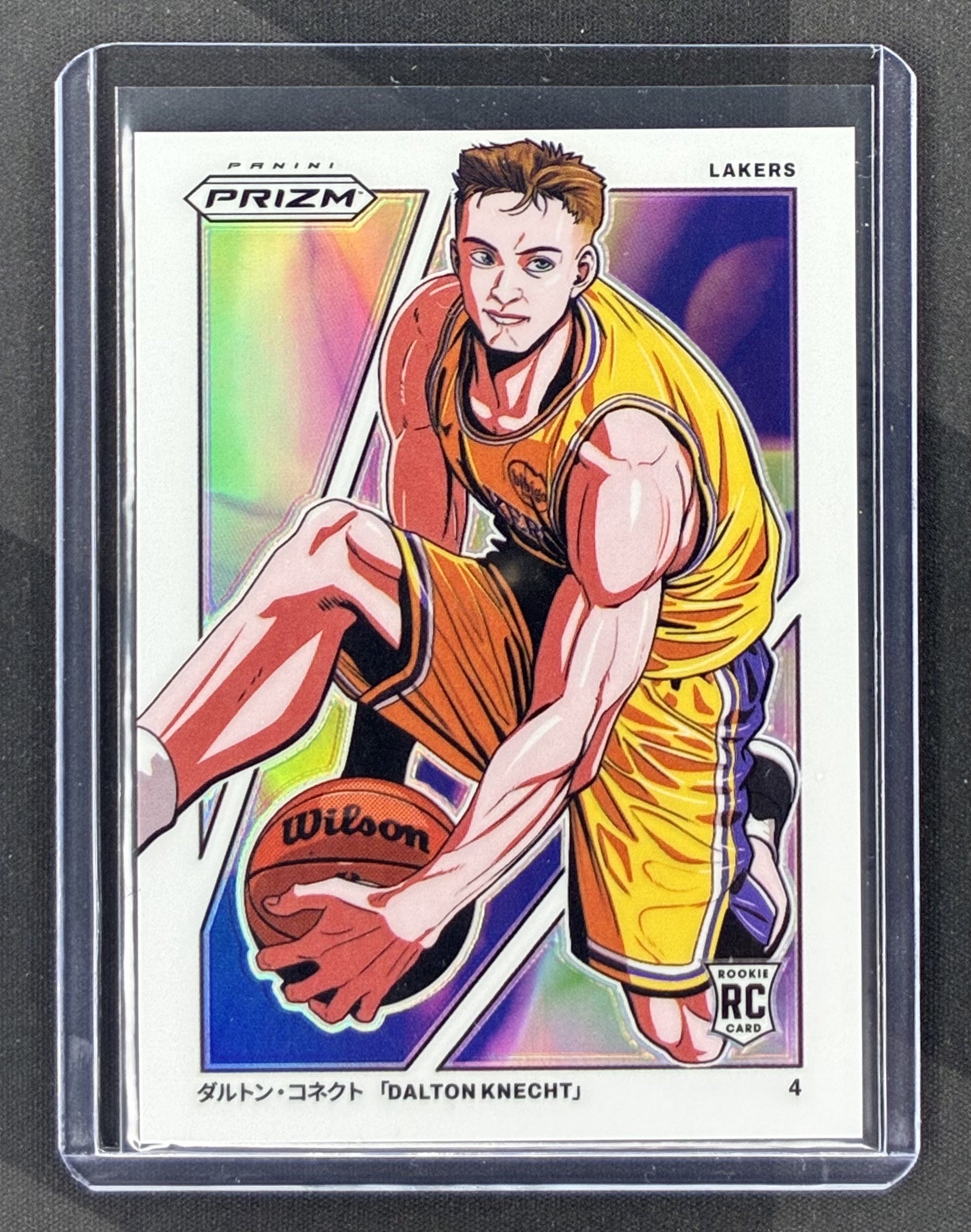 2024-25 Panini Prizm Basketball Dalton Knecht Rookie Manga #17 SSP RC card.