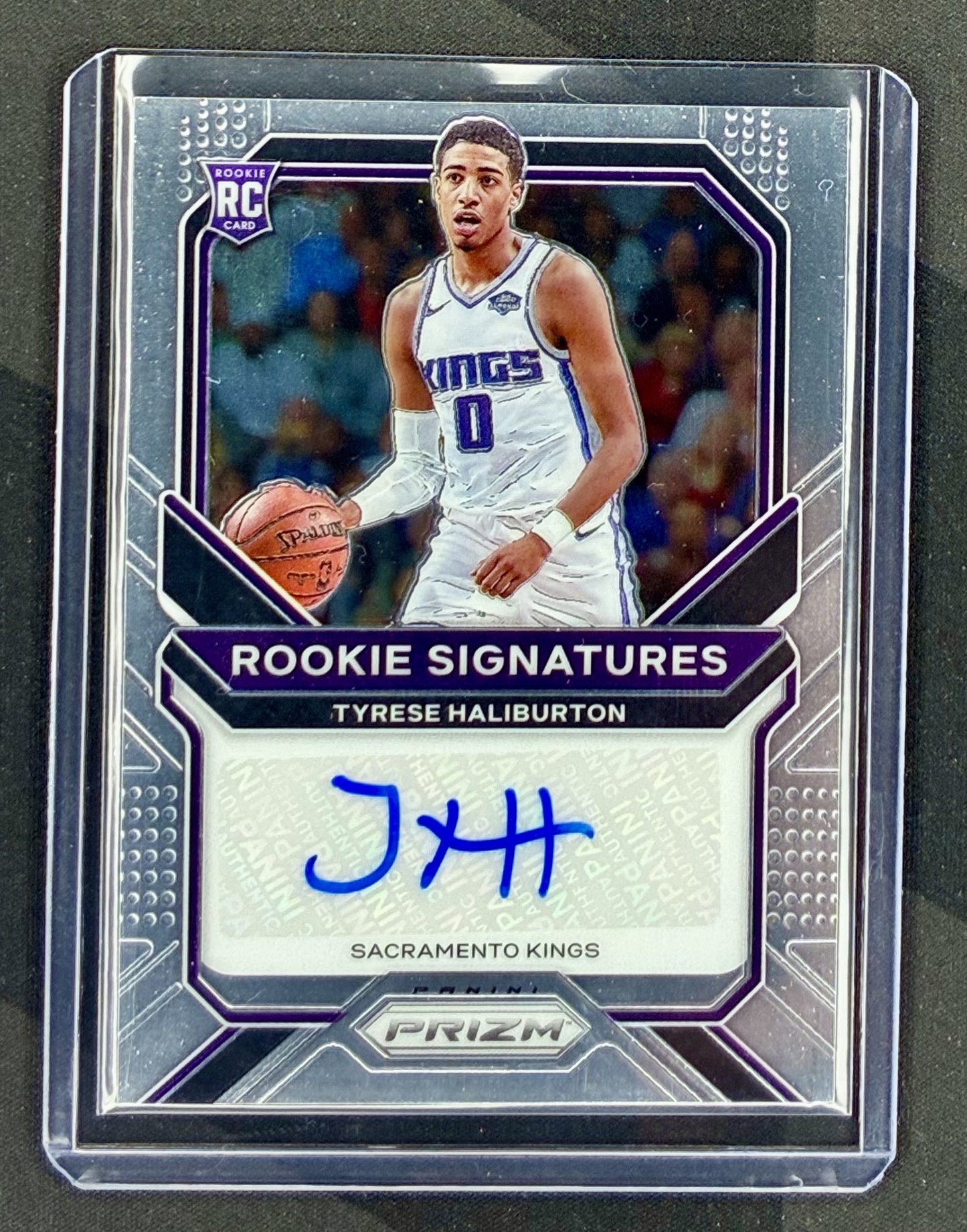 2020-21 Panini Prizm Tyrese Haliburton Rookie Signatures Auto RC #RS-THB