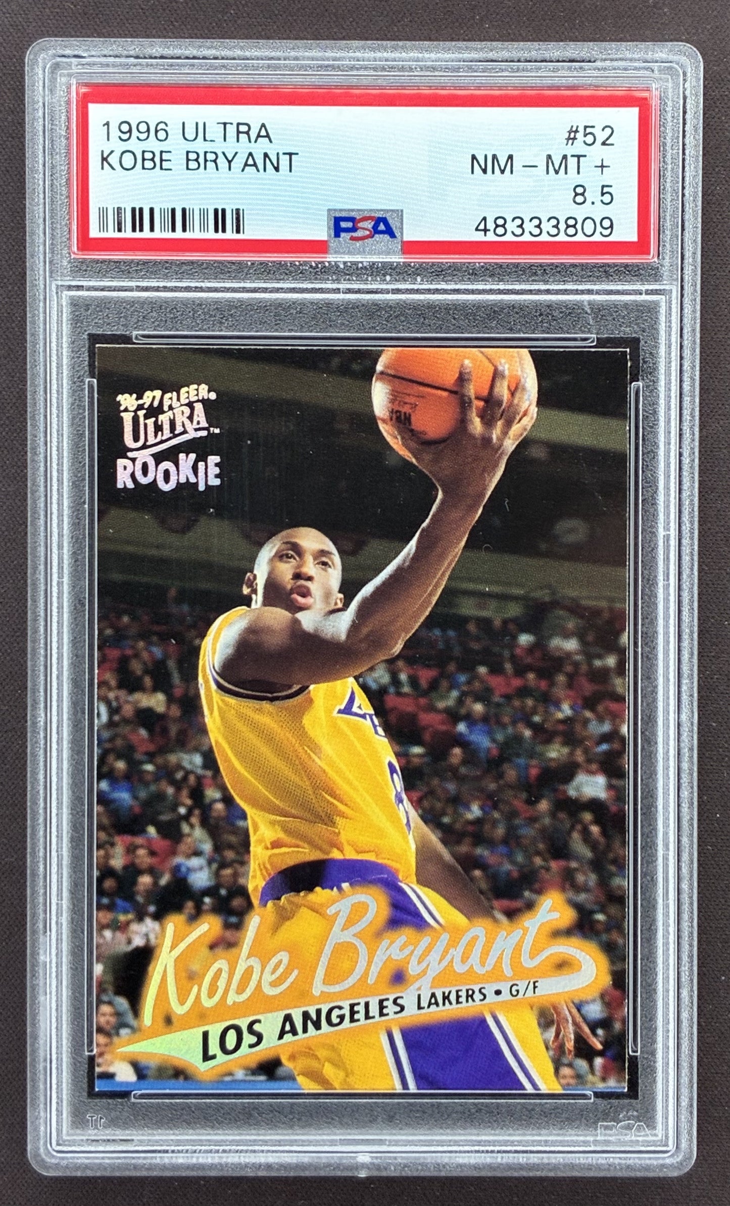 1996-97 Fleer Ultra Kobe Bryant Rookie #52 PSA 8.5