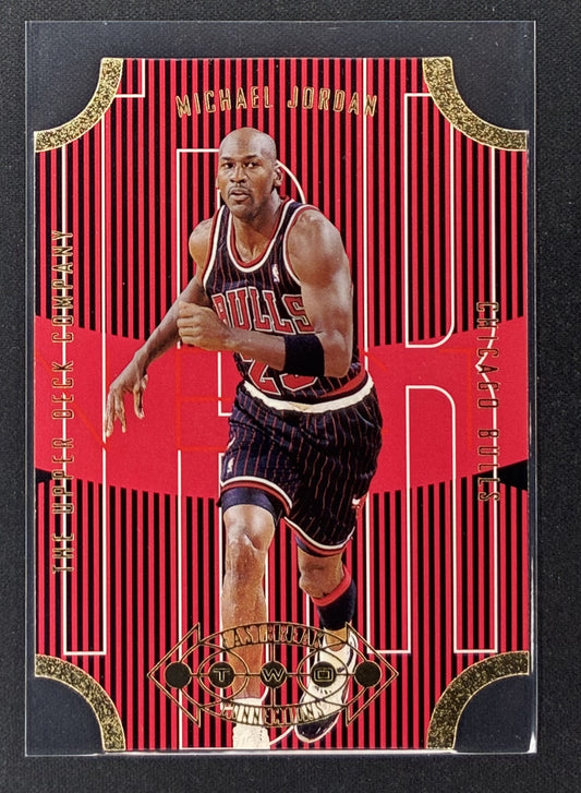 1996-97 Upper Deck Michael Jordan Fastbreak Connections #FB23 Chicago Bulls basketball card.