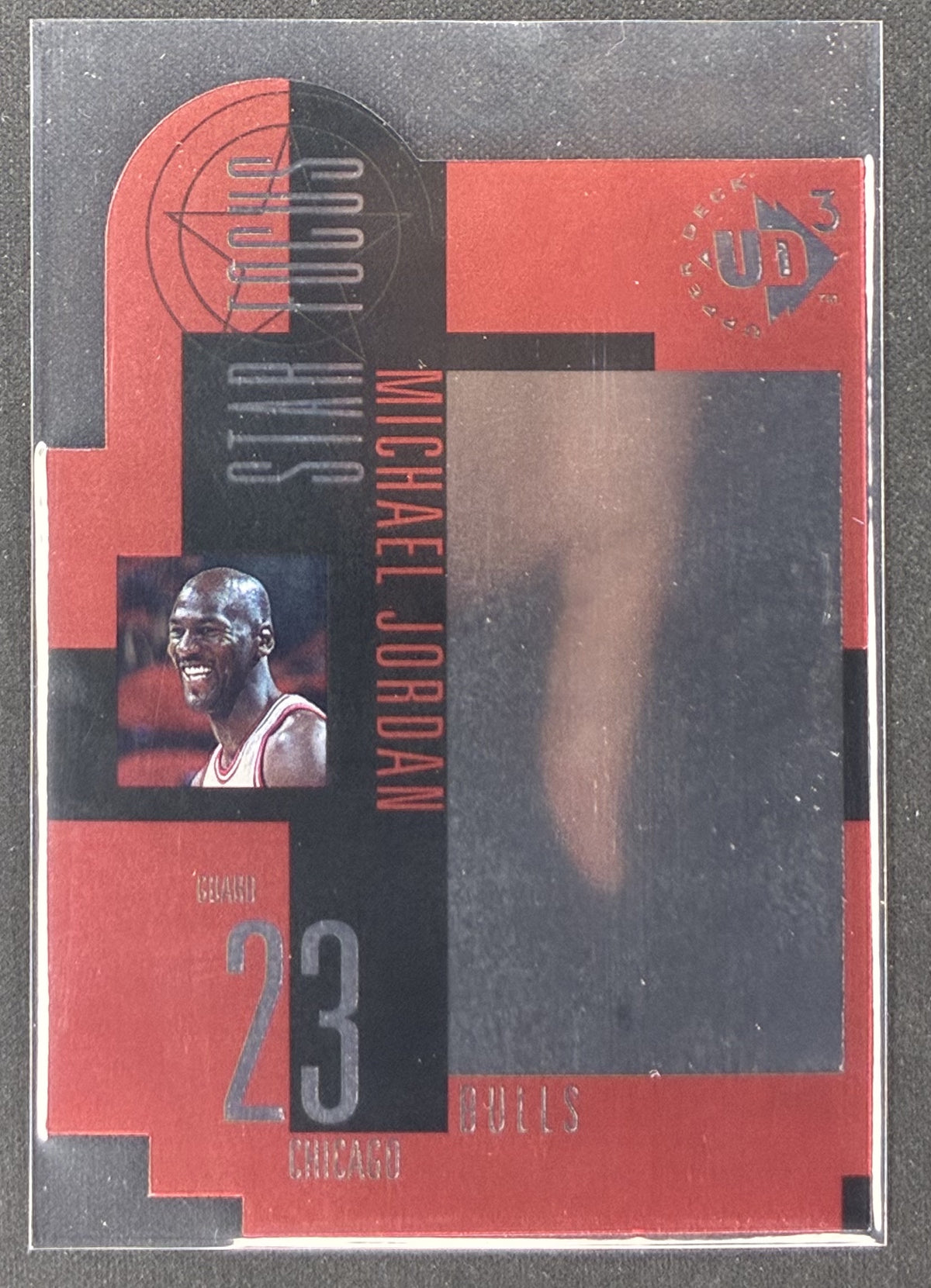 1996-97 Upper Deck UD3 Michael Jordan Star Focus #23 Die-Cut Chicago Bulls