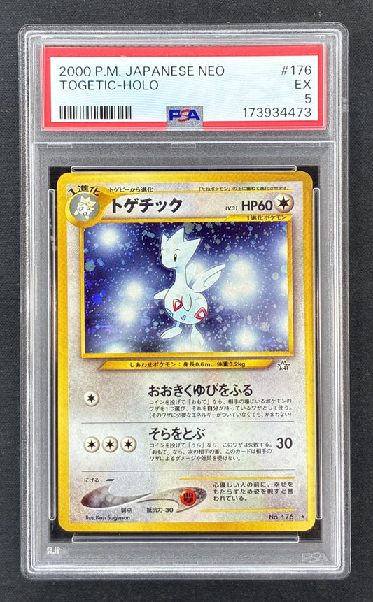 2000 Pokémon Neo Genesis Togetic 16/111 Holo Rare PSA 5 EX.