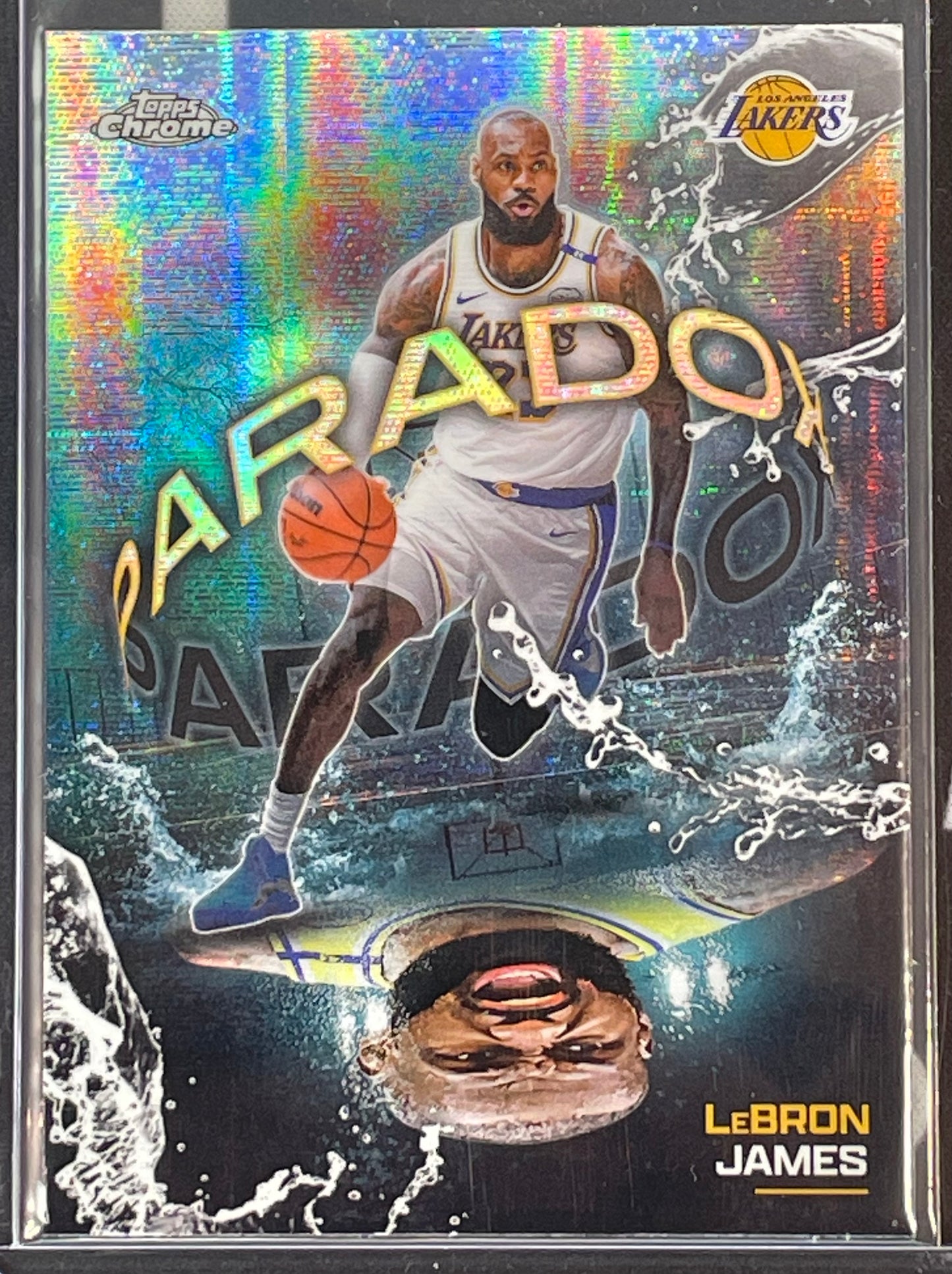 2025 Topps Chrome LeBron James Paradox PX-9 rare case hit basketball card