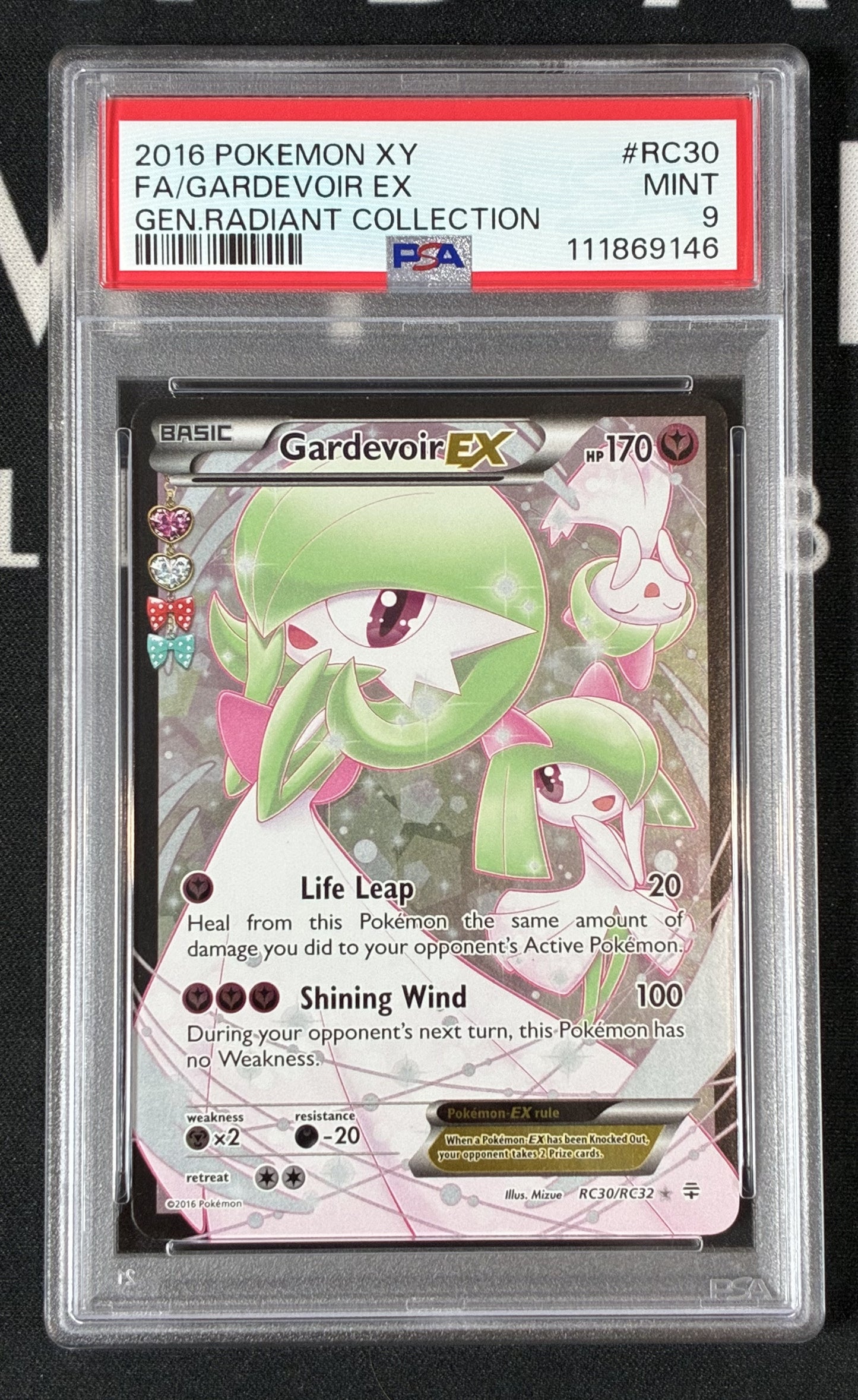 Gardevoir EX RC30/RC32 Full Art Radiant Collection Pokémon Card – PSA 9 MINT