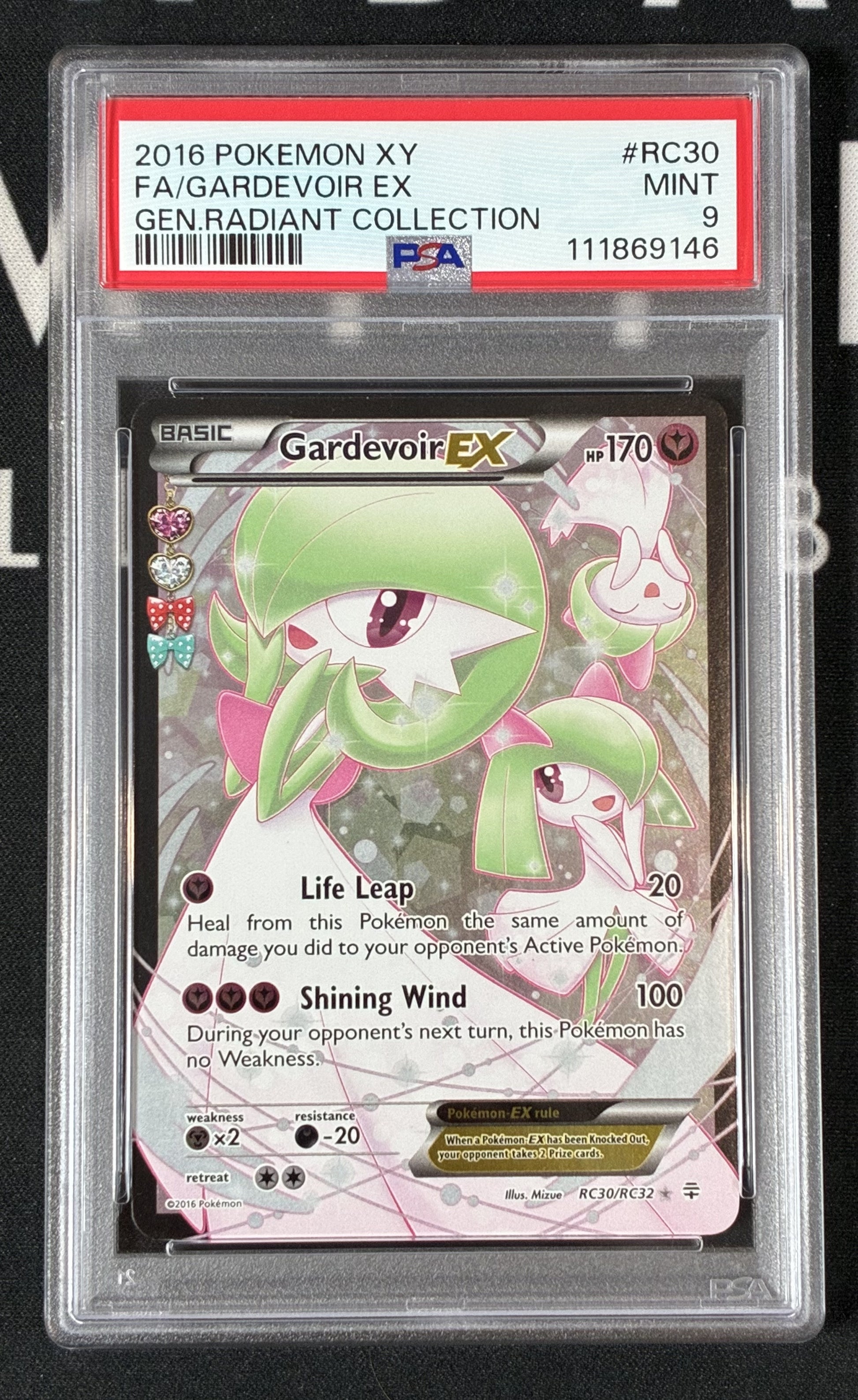 Gardevoir EX RC30/RC32 Full Art Radiant Collection Pokémon Card – PSA 9 MINT