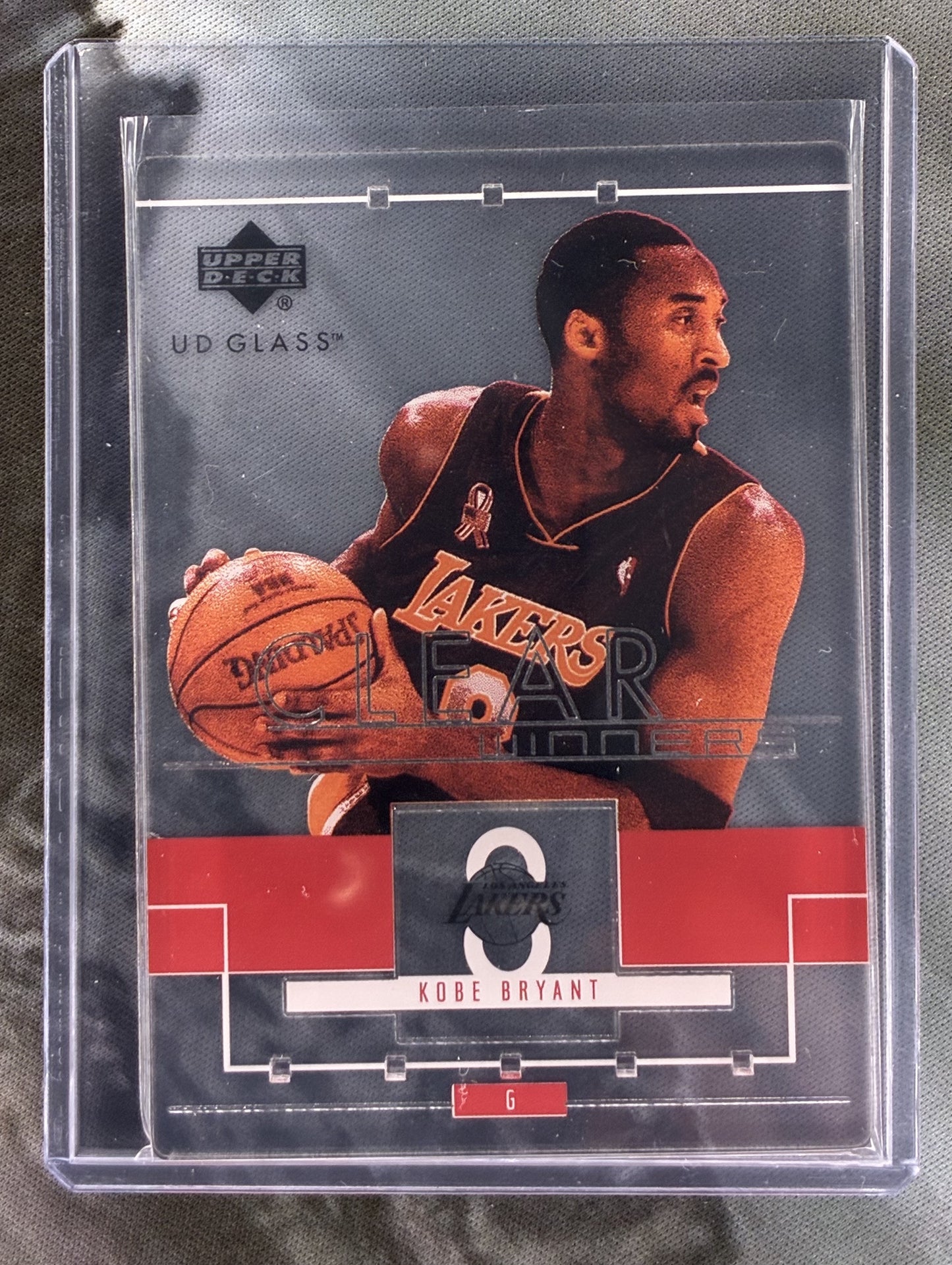Kobe Bryant – 2002-03 Upper Deck UD Glass – Clear Winners Insert