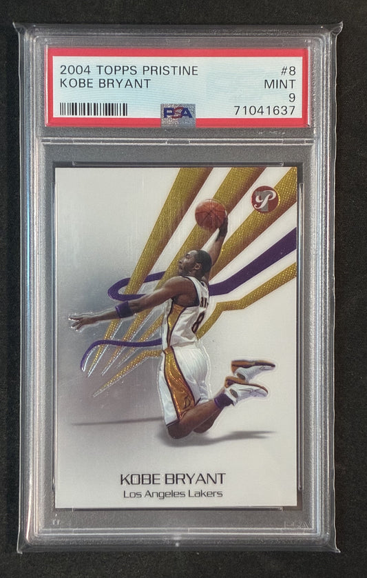 PSA 9 Kobe Bryant 2004-05 Topps Pristine Basketball Card