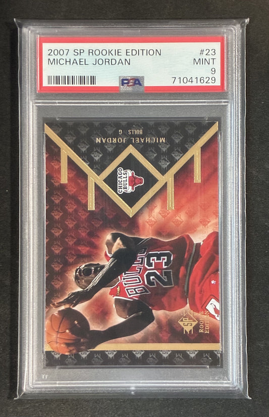 PSA 9 Michael Jordan 2007 SP Rookie Edition Low Pop Basketball Card