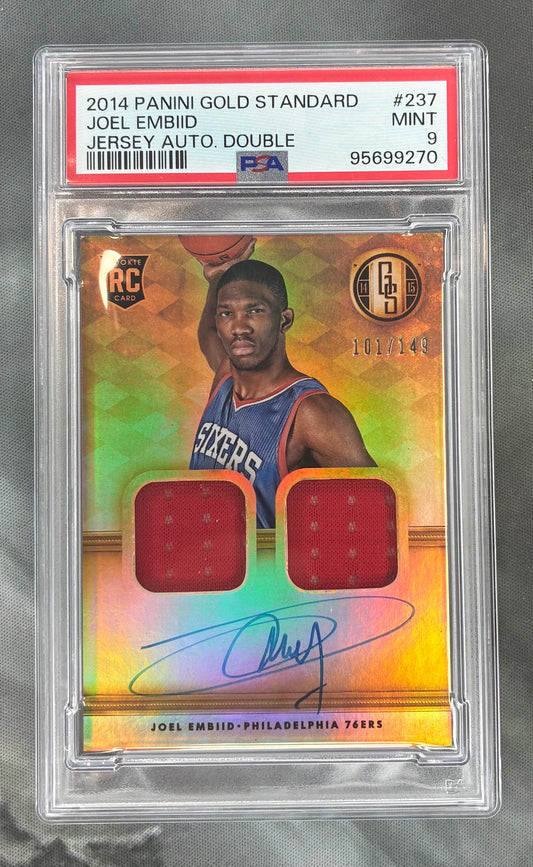 Joel Embiid | 2014-15 Panini Gold Standard RPA | Authentic Signature Auto /149 | Rookie RC | 76ers