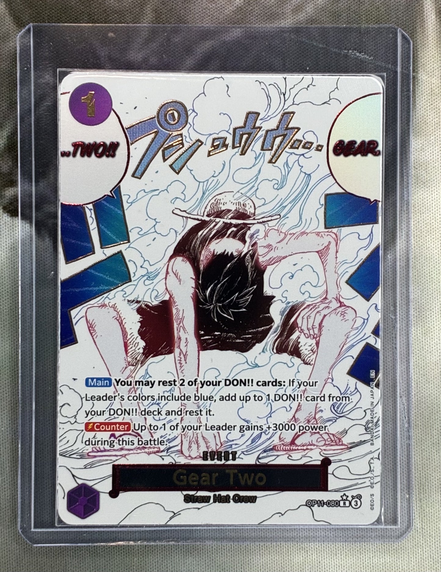 gear 2 aopg Gear Two – OP11-080 – One Piece TCG (Manga Alt Art) – English – Urban  Empire Collectables AU