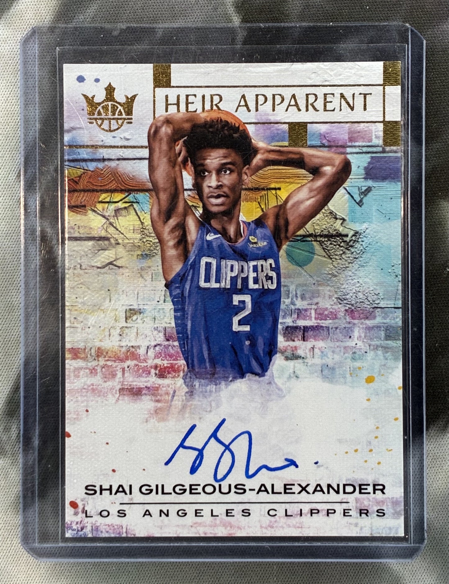 2018-19 Court Kings Shai Gilgeous-Alexander Heir Apparent Auto Rookie #140/199 – NM