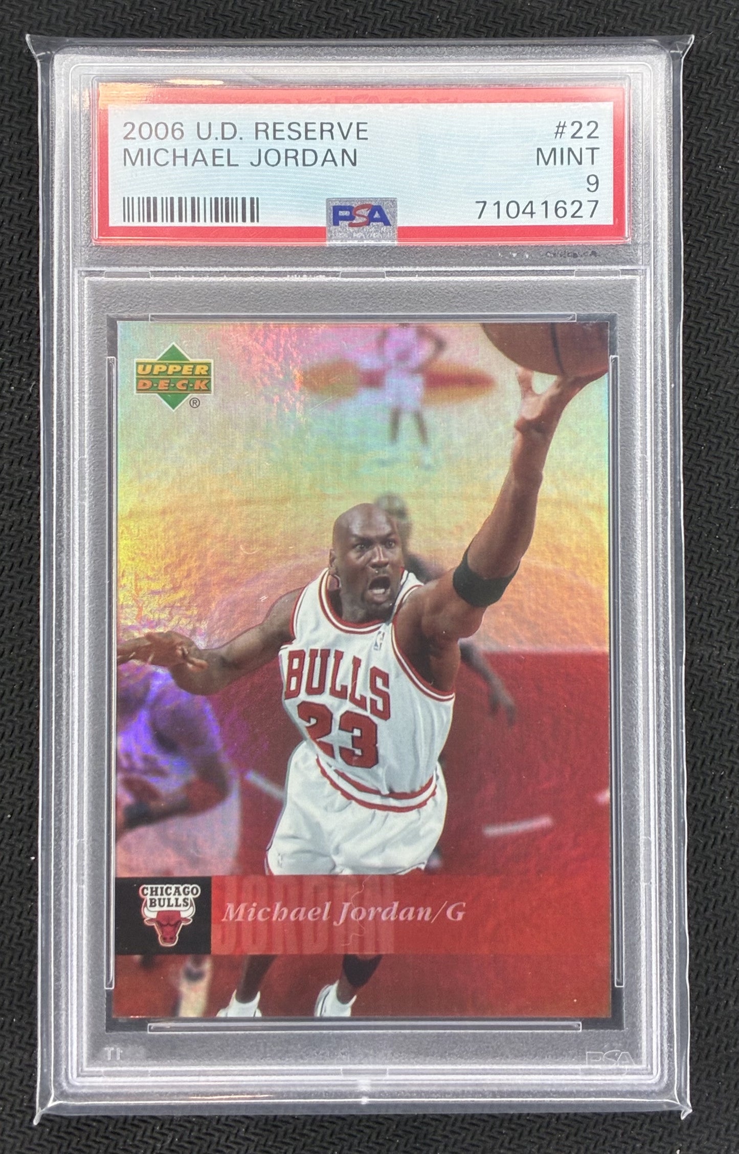 PSA 9 Michael Jordan 2006 Upper Deck Reserve! Basketball Card