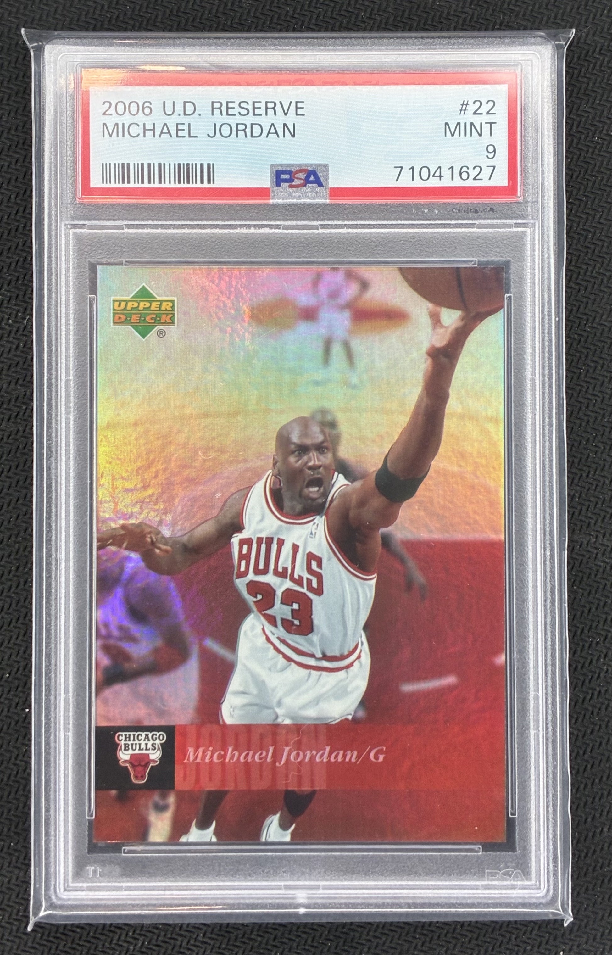 PSA 9 Michael Jordan 2006 Upper Deck Reserve! Basketball Card