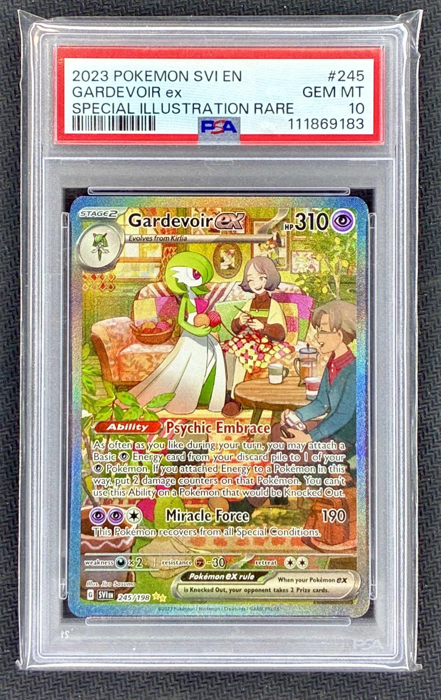 PSA 10 Gardevoir ex SIR 245/198 Scarlet & Violet Base (English) Urban Empire Collectables AU PSA 10 Gardevoir ex SIR 245/198 Scarlet & Violet Base (English) Urban Empire Collectables AU