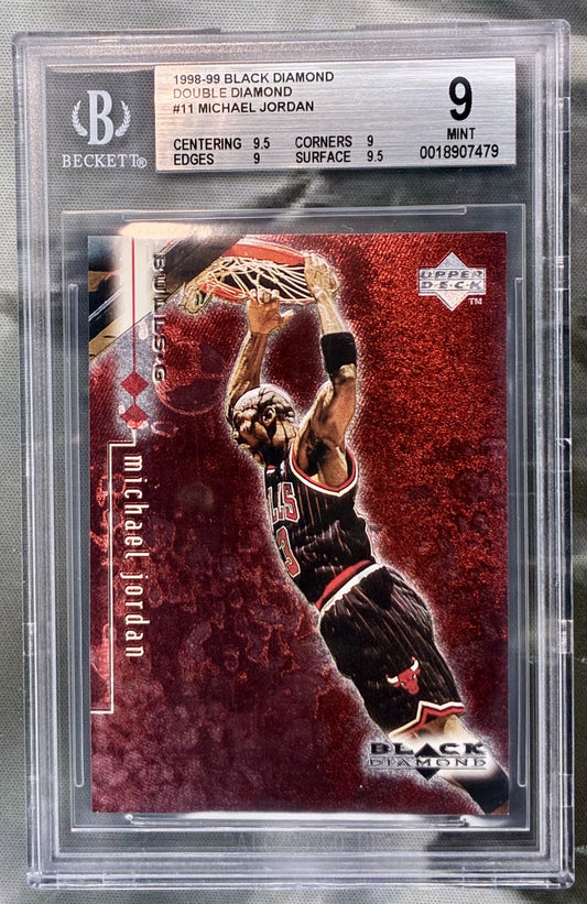 1997–98 Upper Deck SPx Hardcourt Holoviews Michael Jordan #HH1 BGS 8.5