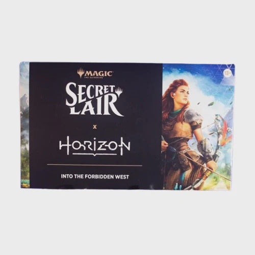 “Magic Secret Lair x Horizon Into the Forbidden West card set.”