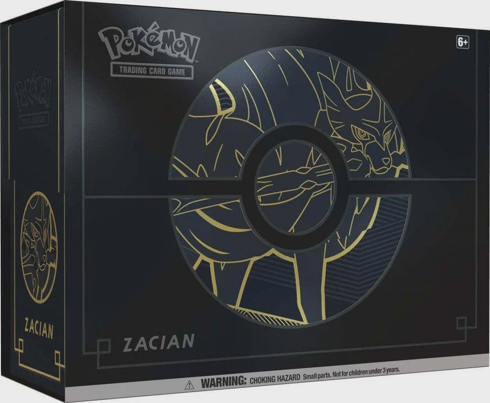 Pokémon Sword & Shield Elite Trainer Box Plus – Zacian & Zamazenta Design