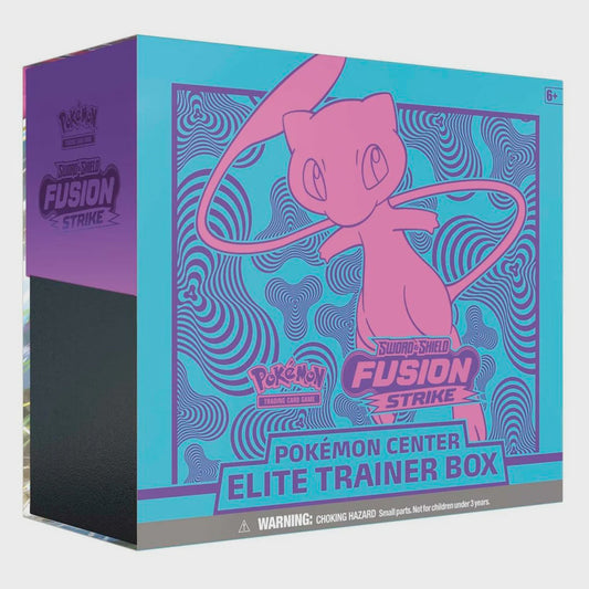 Pokémon TCG Sword & Shield Fusion Strike Pokémon Center Elite Trainer Box Sealed
