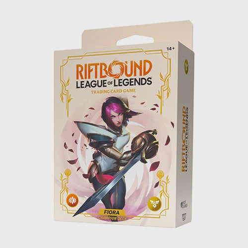 Riftbound League of Legends TCG Spiritforged Fiora Champion Deck sealed.