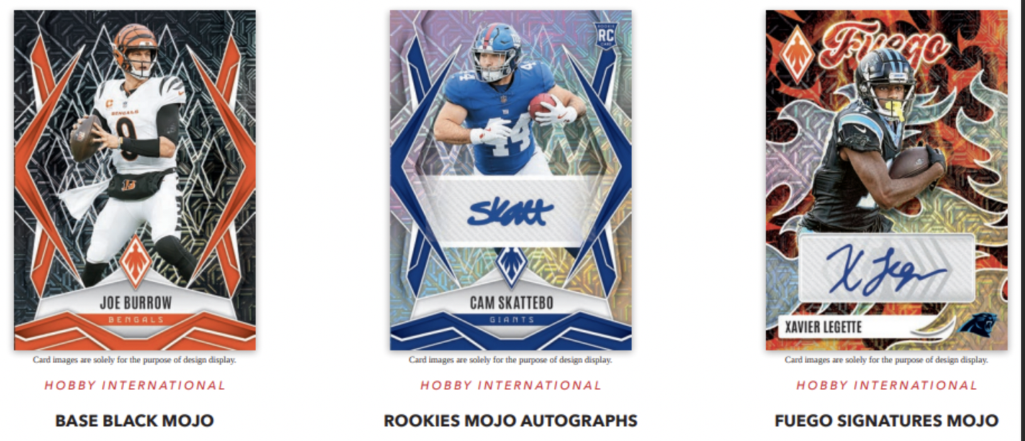 2025 Panini Phoenix Football Hobby International Mega Box NFL Trading Cards