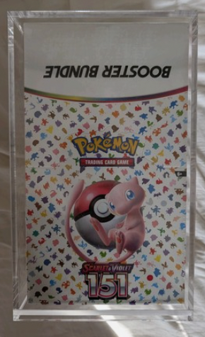 Pokémon 151 Booster Bundle Display Case with Acrylic Case