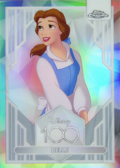 2023 Topps Chrome Disney 100 Belle Refractor #12 trading card