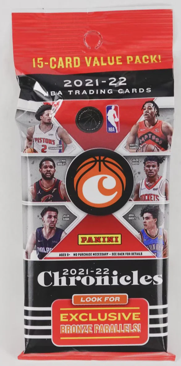 2021-22 PANINI CHRONICLES BASKETBALL JUMBO VALUE PACK