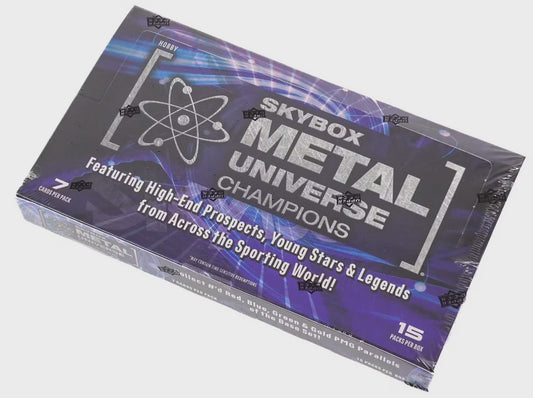 2023 Upper Deck Skybox Metal Universe Champions Hobby Box – Unleash the Champions!