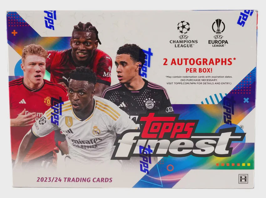 2023-24 TOPPS FINEST UEFA CLUB COMPETITIONS SOCCER HOBBY BOX