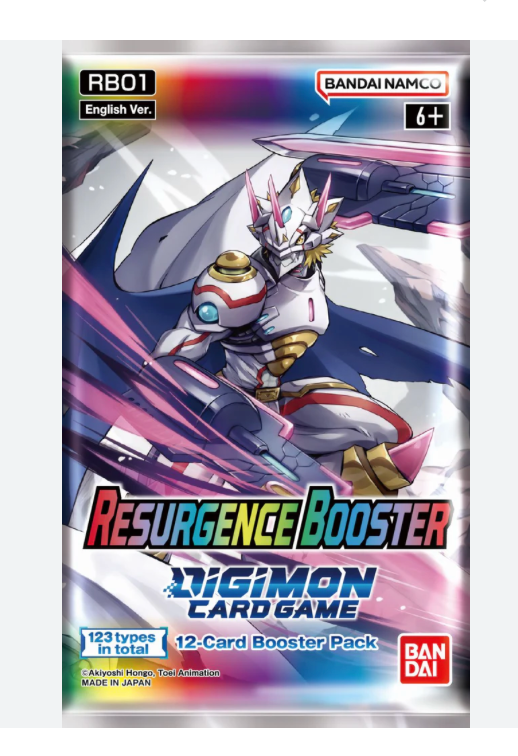 Digimon Card Game: Resurgence Booster [RB01]