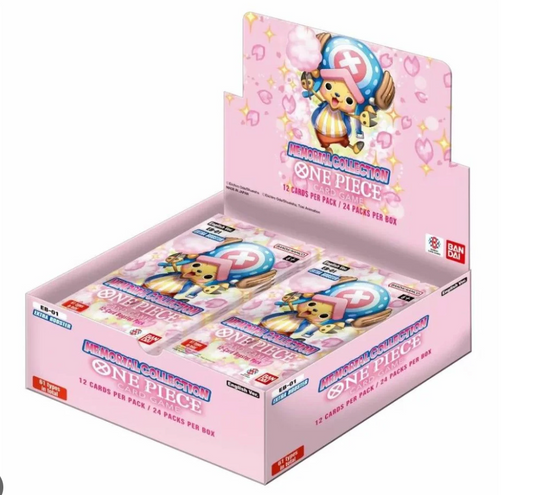 One Piece EB-01 Memorial Collection Booster Box 24 packs sealed product