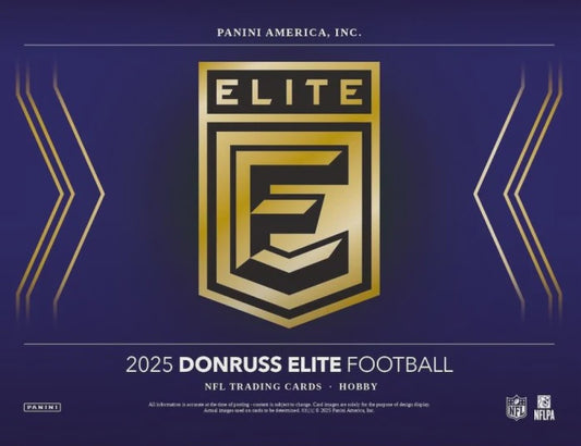 2025 Panini Donruss Elite NFL Football Hobby Box – Pre-Order July 26