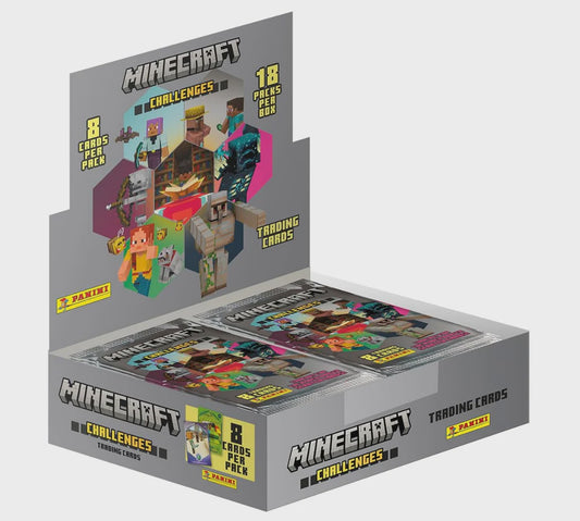 2025 Panini Minecraft Challenges Collection Box – Official Trading Cards