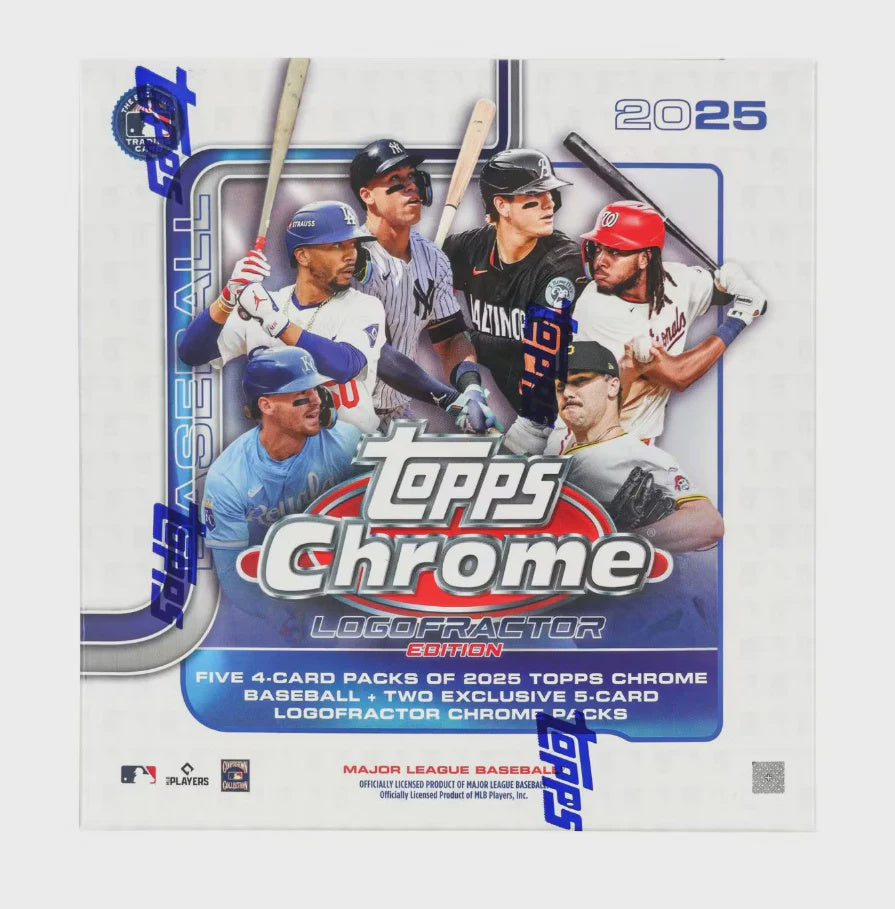 2025 Topps Chrome Baseball Logofractor Edition Box – Sealed MLB Trading Cards